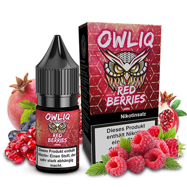 OWLIQ Red Berries Nikotinsalz Liquid 10mg