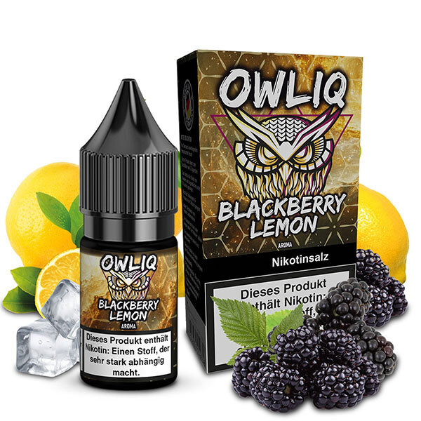 OWLIQ Blackberry Lemon Nikotinsalz Liquid 10mg