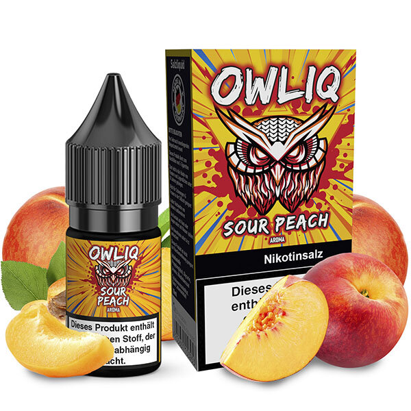 OWLIQ Sour Peach Nikotinsalz Liquid 20mg