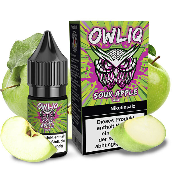 OWLIQ Sour Apple Nikotinsalz Liquid 20mg