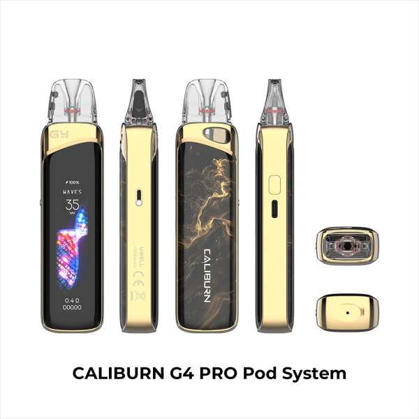 Uwell Caliburn G4 Pro Pod Kit Desert Gold