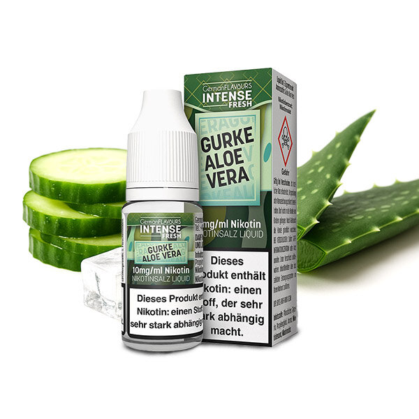 Intense Fresh Gurke Aloe Vera 10ml Nikotinsalz Liquid 10mg