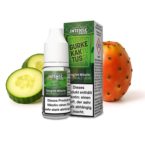 Intense Fresh Gurke Kaktus 10ml Nikotinsalz Liquid 10mg