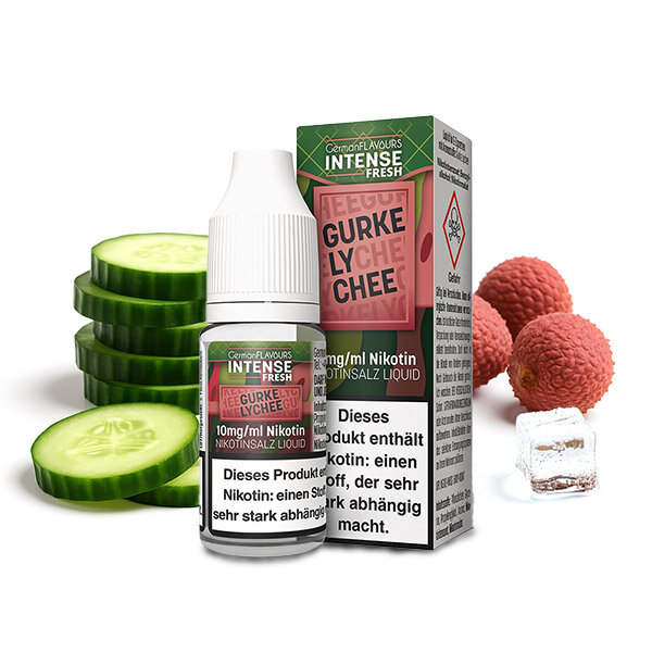 Intense Fresh Gurke Lychee 10ml Nikotinsalz Liquid 10mg