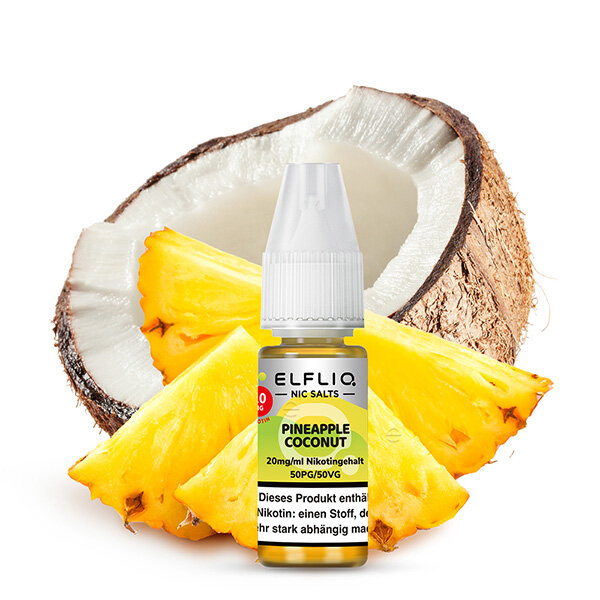 Elfliq by Elfbar Pineapple Coconut Nikotinsalz Liquid 10ml 10mg