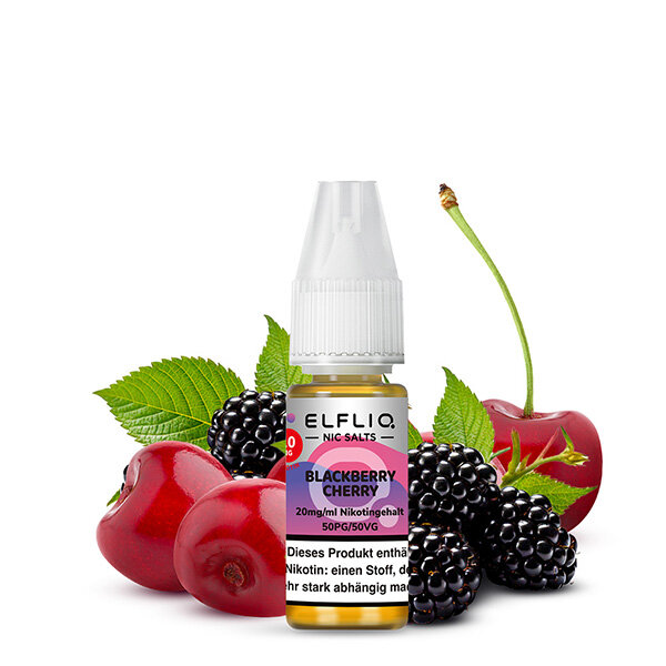 Elfliq by Elfbar Blackberry Cherry Nikotinsalz Liquid 10ml 10mg