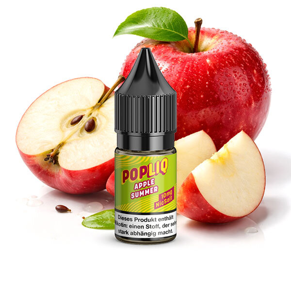 PopLiq Apple Summer Nikotinsalz Liquid 10ml 20mg
