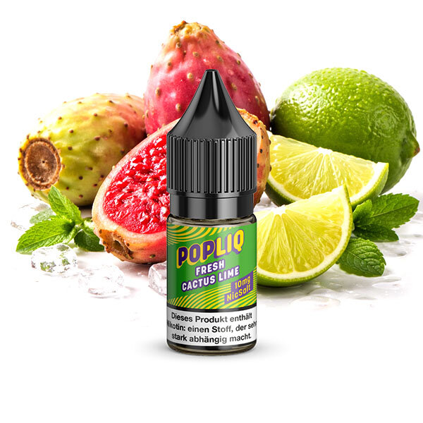 PopLiq Fresh Cactus Lime Nikotinsalz Liquid 10ml 10mg