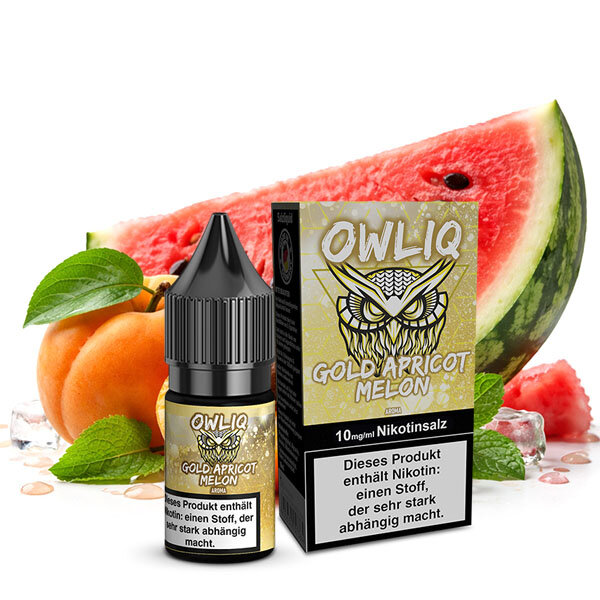 OWLIQ Gold Apricot Melon Nikotinsalz Liquid