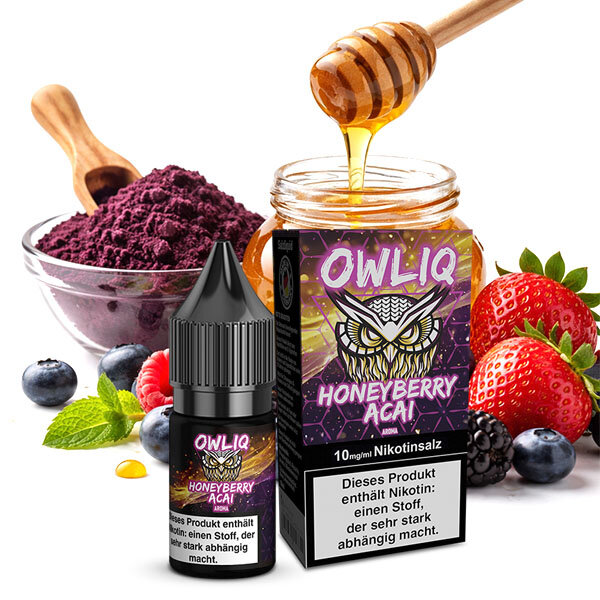 OWLIQ Honeyberry Acai Nikotinsalz Liquid 10mg