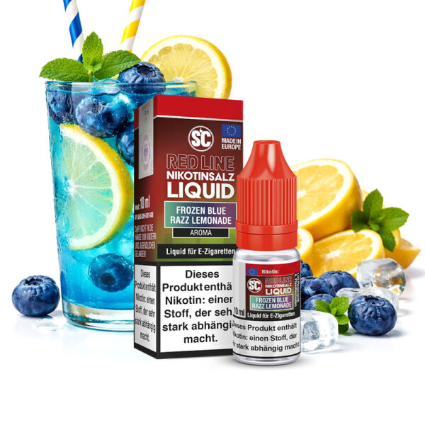 SC Red Line Frozen Blue Razz Lemonade Nikotinsalz Liquid