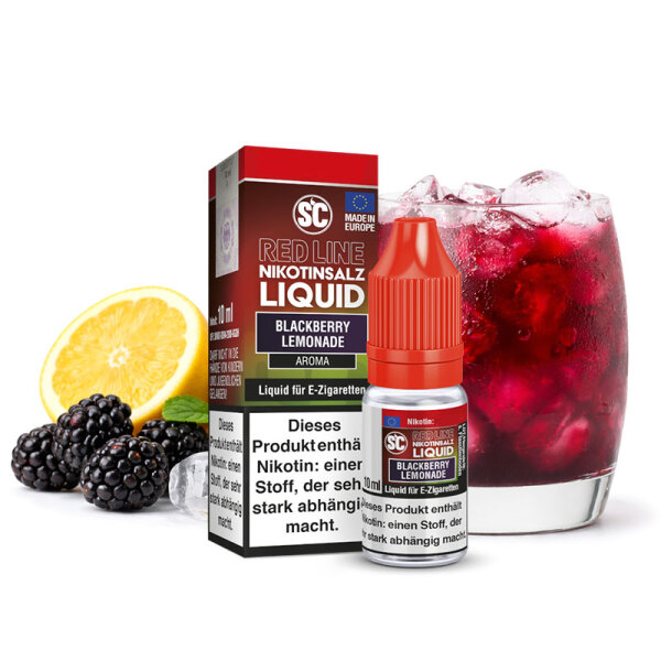 SC Red Line Blackberry Lemonade Nikotinsalz Liquid 10mg
