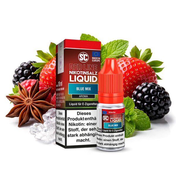 SC Red Line Blue Mix Nikotinsalz Liquid 10mg