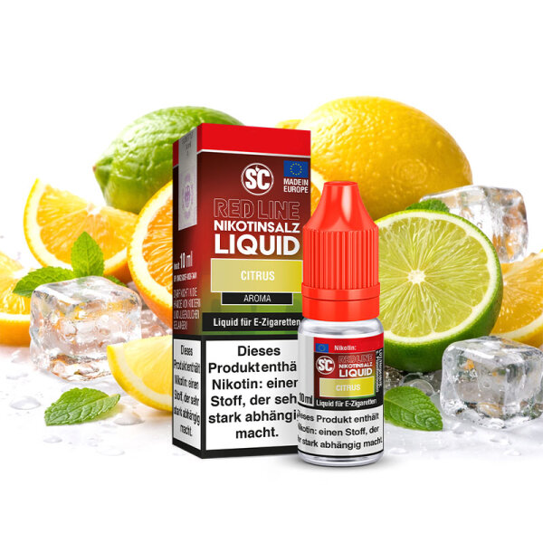 SC Red Line Citrus Nikotinsalz Liquid 10mg