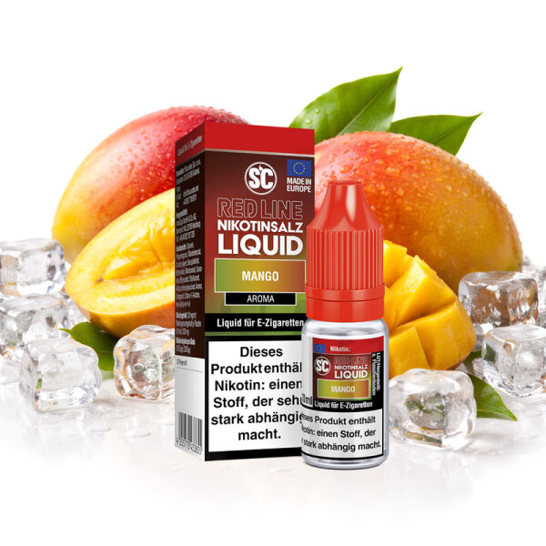 SC Red Line Mango Nikotinsalz Liquid ohne Nikotin