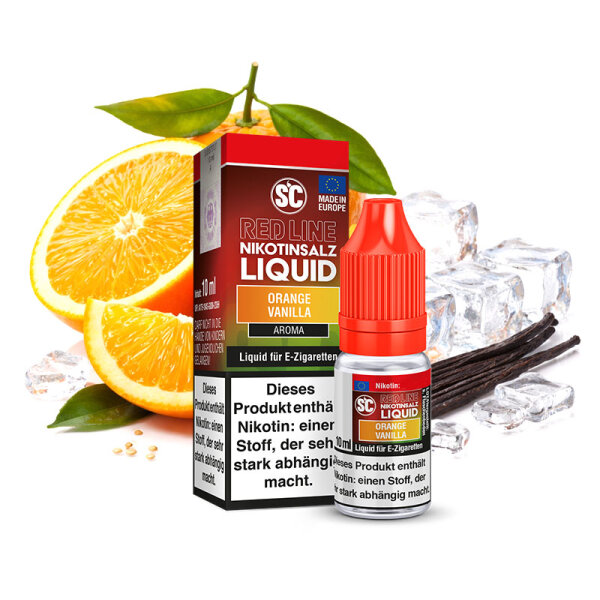 SC Red Line Orange Vanilla Nikotinsalz Liquid 20mg
