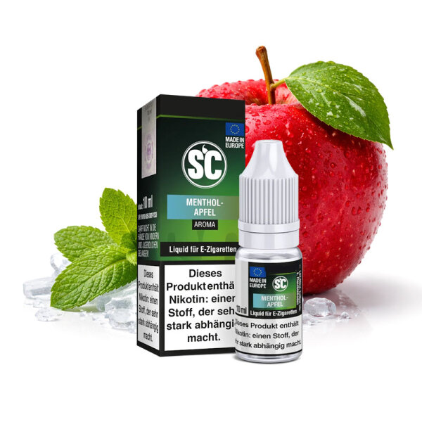SC Liquid Menthol Apfel 0mg