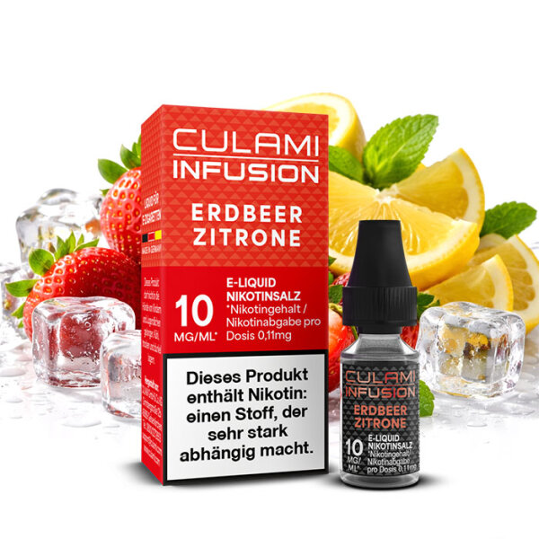 Culami Infusion Erdbeer Zitrone Nikotinsalz Liquid 10mg
