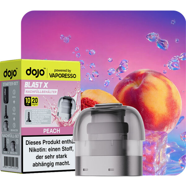 Vaporesso Dojo Blast X Nachfüllbehälter Peach 10ml 20mg