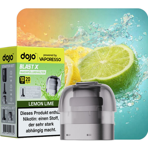 Vaporesso Dojo Blast X Nachfüllbehälter Lemon Lime 10ml 20mg