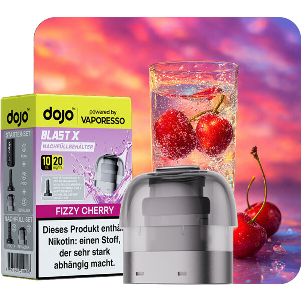 Vaporesso Dojo Blast X Nachfüllbehälter Fizzy Cherry 10ml 20mg