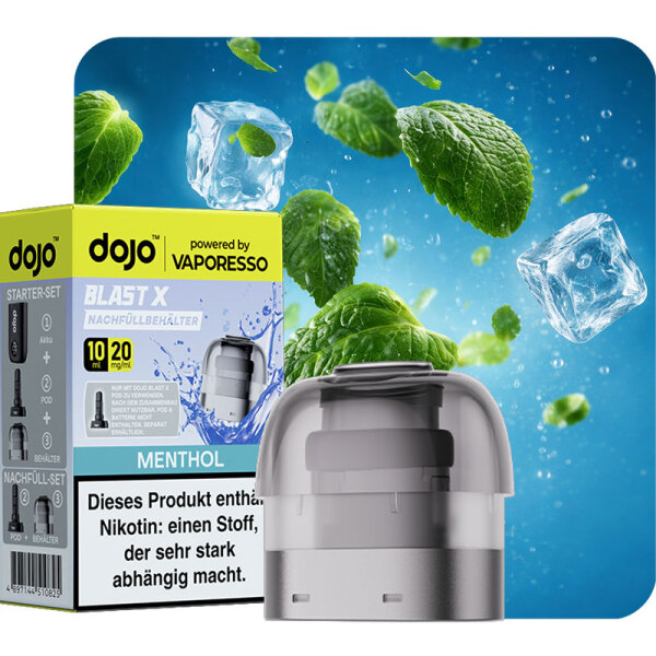 Vaporesso Dojo Blast X Nachfüllbehälter Menthol 10ml 20mg