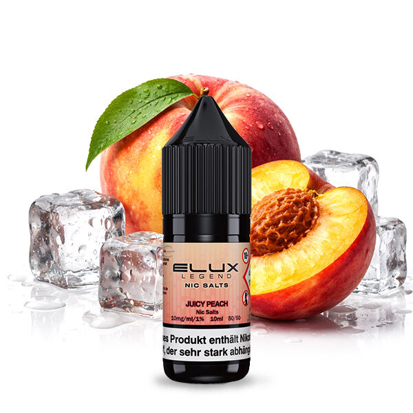 ELUX Juicy Peach Nikotinsalz Liquid 10ml 10mg