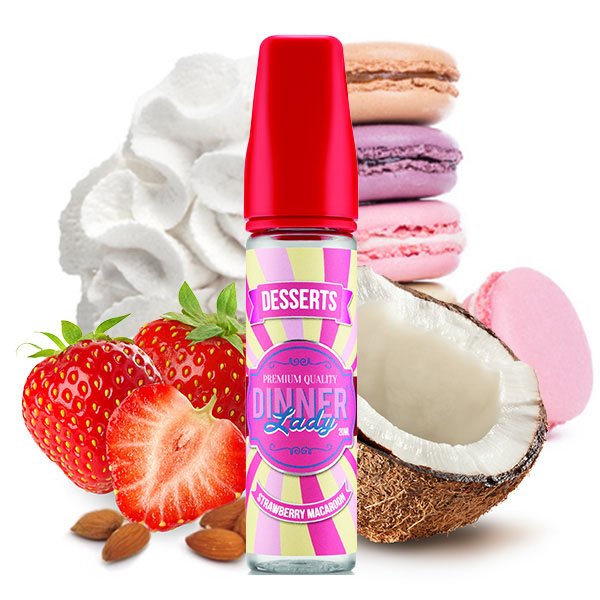 Dinner Lady Dessert Strawberry Macaron 14ml Aroma