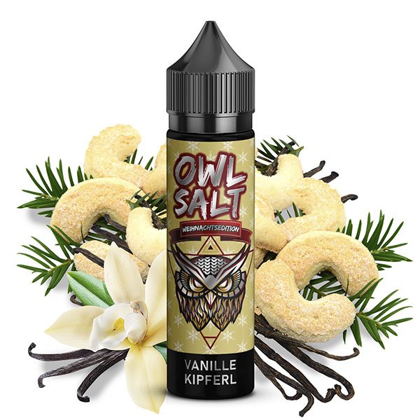 OWL Salt Weihnachtsedition Longfill Vanillekipferl 10ml Aroma